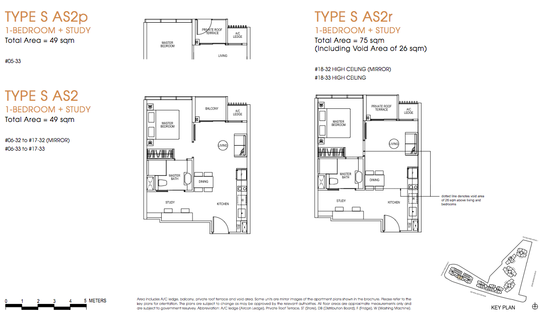 Poiz Residence Floor Plans 1 Study Suites AS2